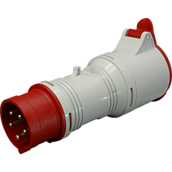 Adaptér jednocestný A 1653/43 400V 16A z 5P na 4P IP44