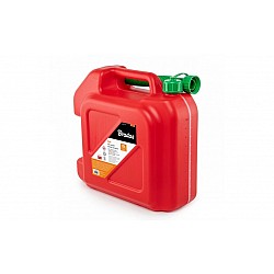 Plastový kanister na palivo, 10 l, s lievikom - BRADAS
