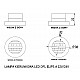 LED OSVETLENIE ELIPS 2 X 4, 12/24V