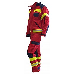 Bunda a nohavice RESCUE červené 