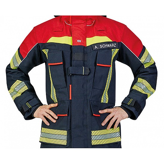 Zásahový odev FIRE FLEX Rosenbauer komplet schwarzblau/rot