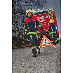 Nový Ľahký zásahový odev Rosenbauer GAROS G 30 s membránou BLACK BLUE /GOLD