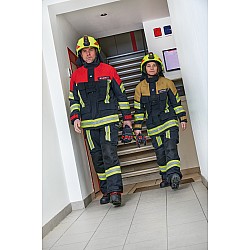 Nový Ľahký zásahový odev Rosenbauer GAROS G 30 s membránou BLACK BLUE /GOLD