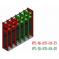 Doplnková sada - šatníková skriňa pre hasičov IPS D1