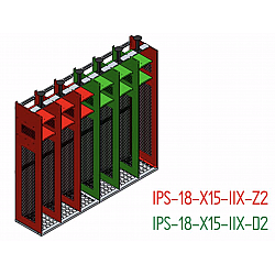 Doplnková sada - šatníková skriňa pre hasičov IPS D2