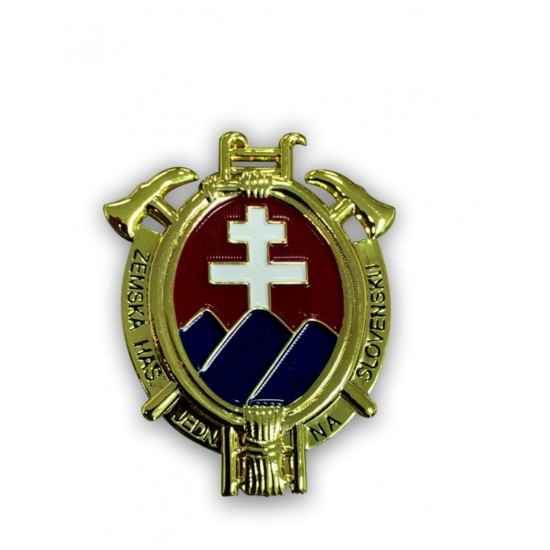 Odznak ZEMSKÁ HASIČSKÁ JEDNOTKA NA SLOVENSKU 8cm
