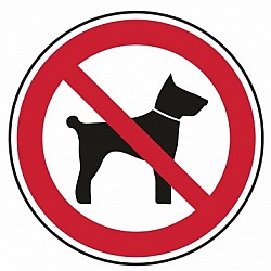 Zákaz vstupovať so zvieratami