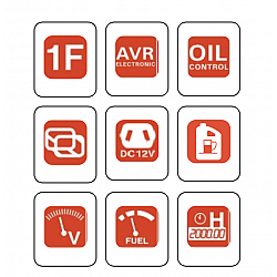 Elektrocentrála benzínová 2,8kW / 6,5HP