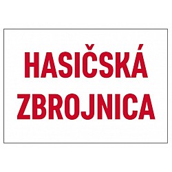 Tabuľka Hasičská zbrojnica