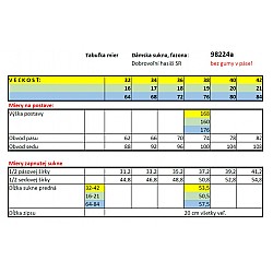 Rovnošata dámska DPO - SUKŇA