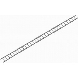 Zásahový rebrík štvordielny nastavovací PROFI HN3