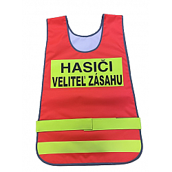 Reflexná vesta s nápisom HASIČI