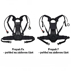 Autonómny dýchací prístroj SCOTT PROPAK FX s pľúcnou automatikou EZ FLO SDC AC V2