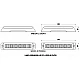 Osvetlenie prednej masky vozidla LED LEXON 2 X 6, 12,24V