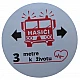 Tričko dámske 3 metre k životu biele + nálepka ZDARMA Tričko dámske 3 metre k životu biele + nálepka ZDARMA