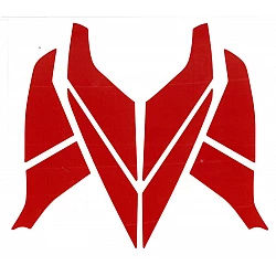 Sada reflexných nálepiek na prilbu HEROS TITAN