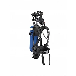 Autonómny dýchací prístroj Dräger PSS 4000 s maskou FPS 7000 náhl. krížom