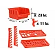 Závesný organizér 95x54,5 cm s príslušenstvom