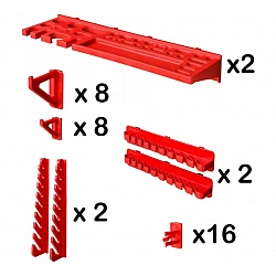 Závesný organizér 115 × 78 cm s príslušenstvom