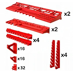 Závesný organizér 230x78 cm s príslušenstvom