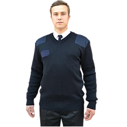 Sveter modrý DPO nový