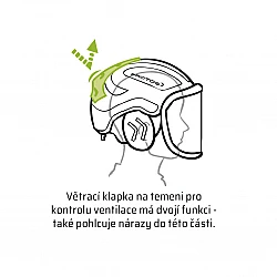 Prilba Protos Integral ARBORIST červeno/žltá