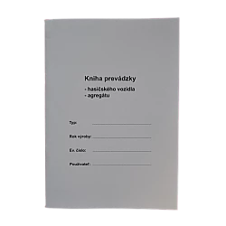 Kniha prevádzky hasičského vozídla alebo agregátu