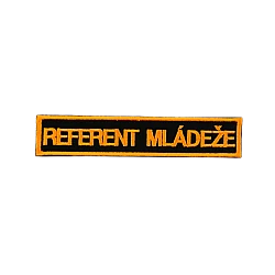 Menovka vyšívaná - suchý zips REFERENT MLÁDEŽE