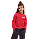 Mikina červená detská biela potlač