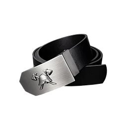 Kožený opasok HASIČI - 40 mm - skosená pracka