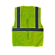 Reflexná vesta na zips