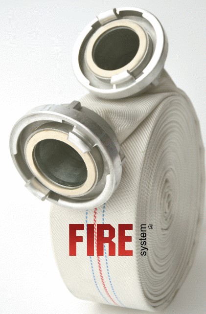 Hadica B65 Flammenflex-G s kovanými spojkami a upravené hrdla 62mm Hadica B65 Flammenflex-G s kovanými spojkami a upravené hrdla 62mm