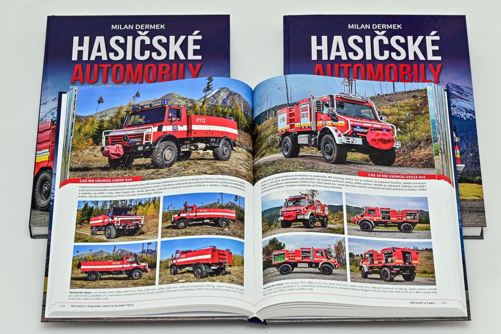 Kniha Hasičské automobily 2026