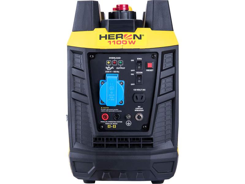 HERON ELEKTROCENTRÁLA DIGITÁLNA INVERTOROVÁ 1,1KW, 230V/50HZ, STOHOVATEĽNÁ HERON ELEKTROCENTRÁLA DIGITÁLNA INVERTOROVÁ 1,1KW, 230V/50HZ, STOHOVATEĽNÁ