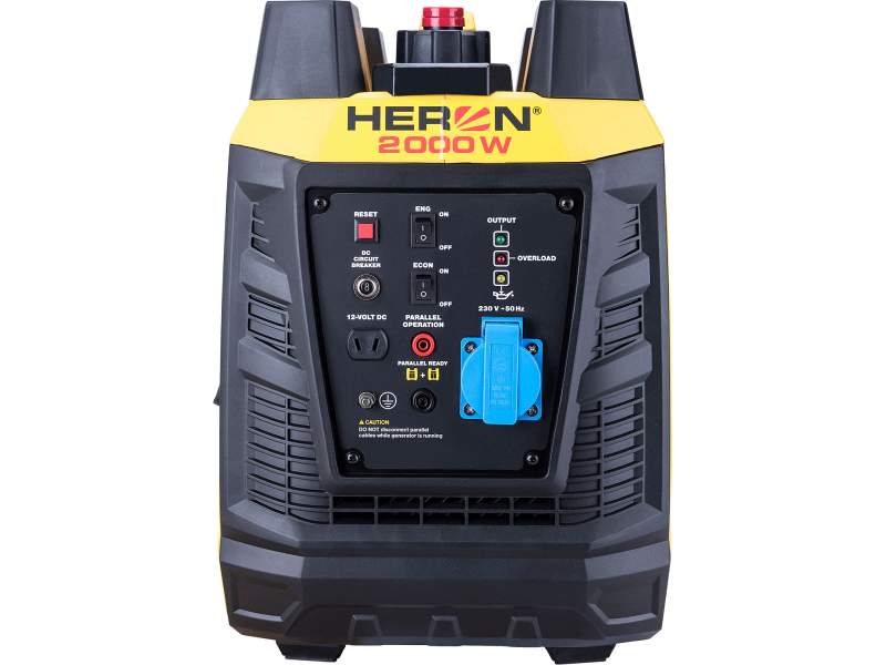 HERON ELEKTROCENTRÁLA DIGITÁLNA INVERTOROVÁ, 2,0KW, 230V/50HZ, STOHOVATEĽNÁ HERON ELEKTROCENTRÁLA DIGITÁLNA INVERTOROVÁ, 2,0KW, 230V/50HZ, STOHOVATEĽNÁ