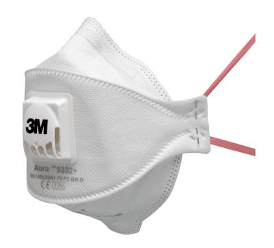 Respirátor 3M Aura 9332, FFP3, výdychový ventilček Respirátor 3M Aura 9332, FFP3, výdychový ventilček