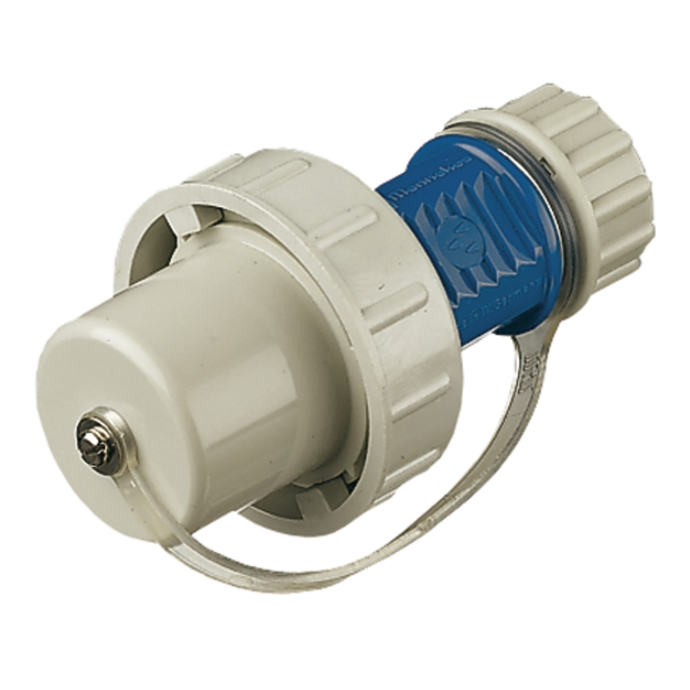 Zástrčka Mennekes Schuko, IP68, modro/sivá Zástrčka Mennekes Schuko, IP68, modro/sivá