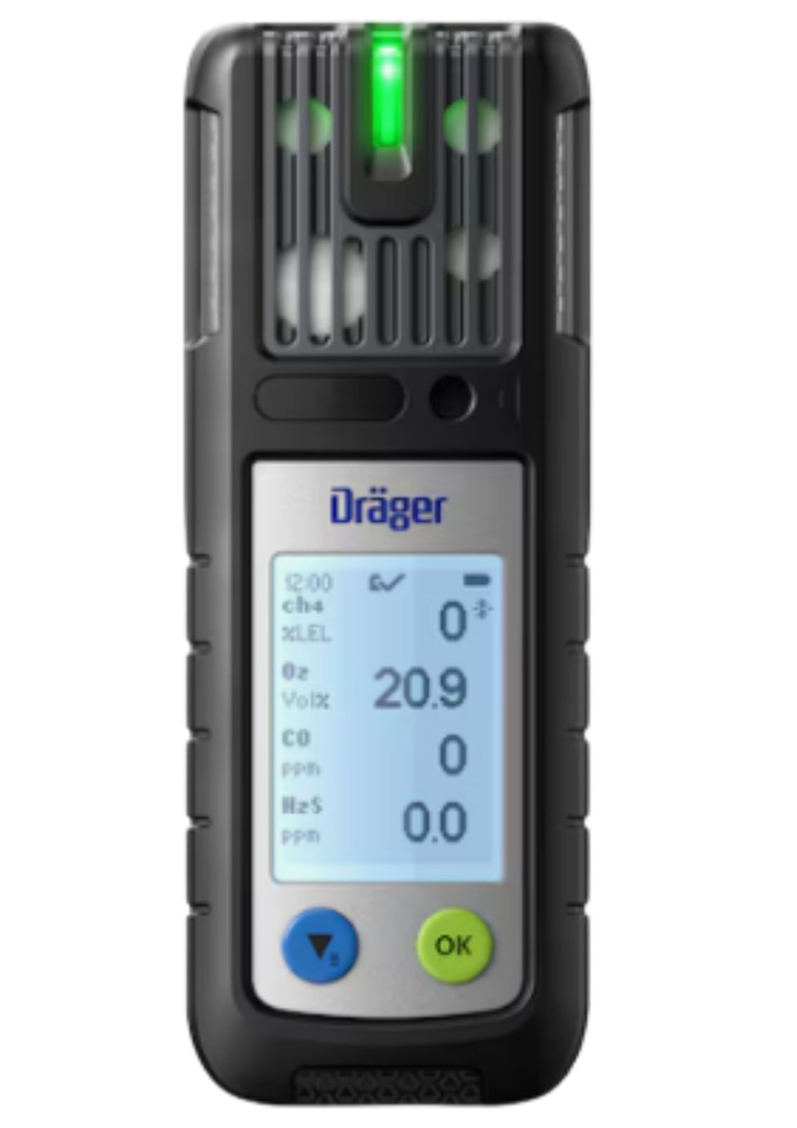 Detektor horľavých plynov, páry, O2, CO, NO2, SO2 a H2S