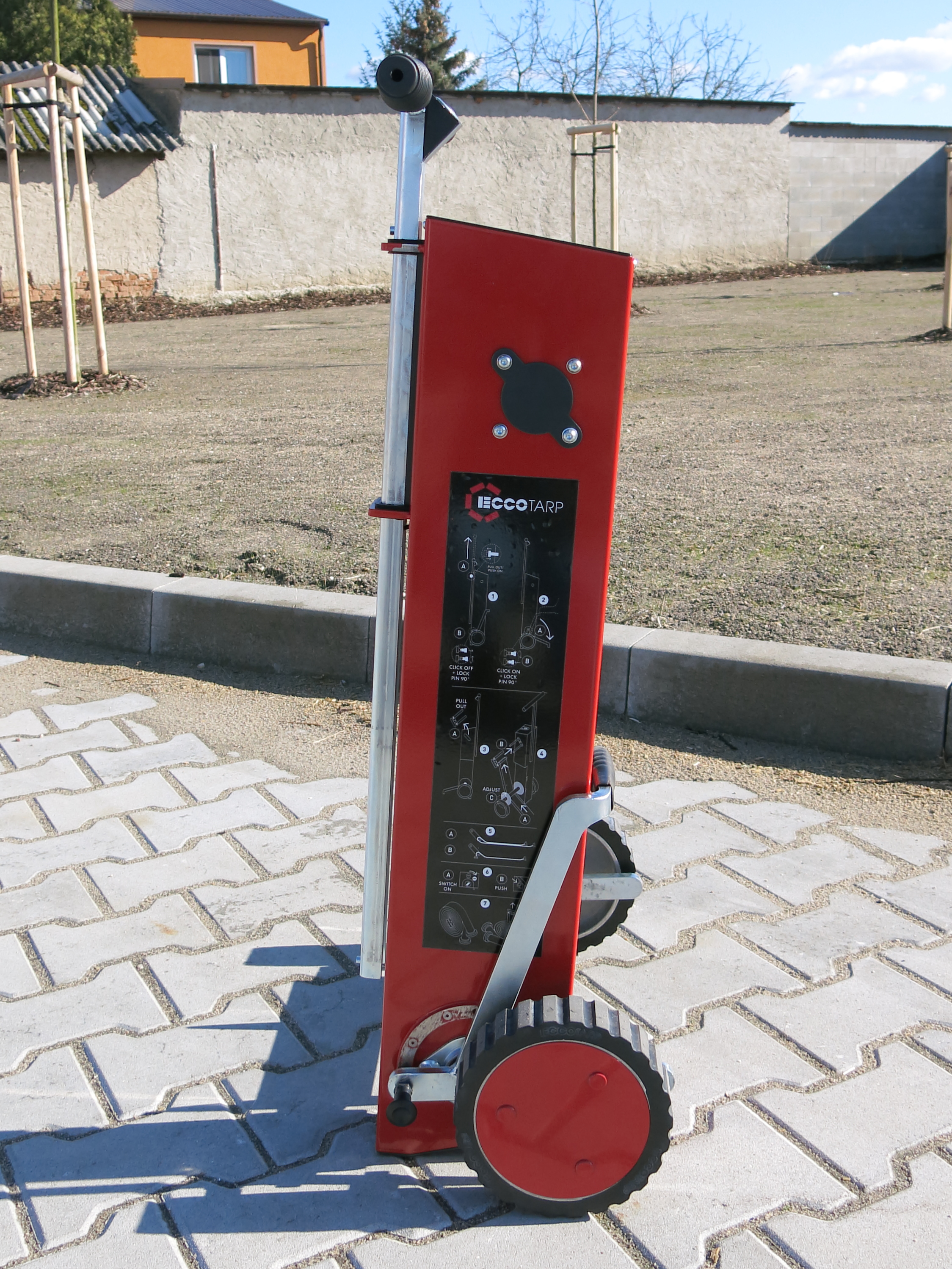 Elektrický navíjač hasičských hadíc ET-Roller 5 batéria Li-ion
