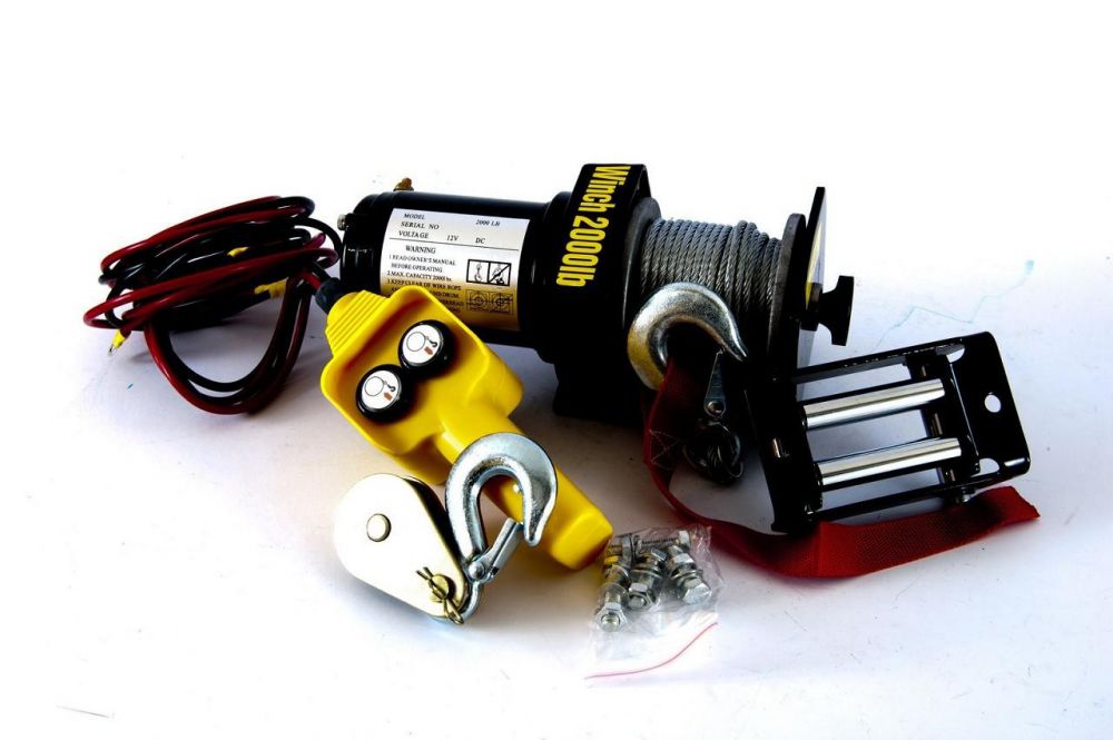 Elektrický lanový navijak 12V 1t (2000 lbs - 907 kg) MAR-POL