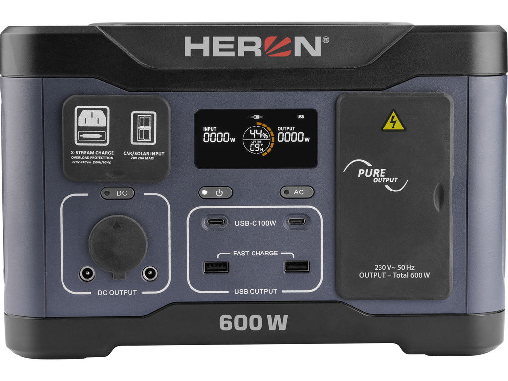 Nabíjacia stanica na akumulátory 600W, 512Wh