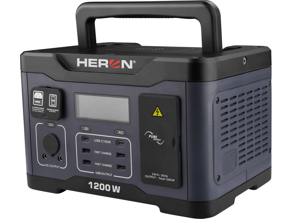 Nabíjacia stanica na akumulátory 1200W, 921Wh