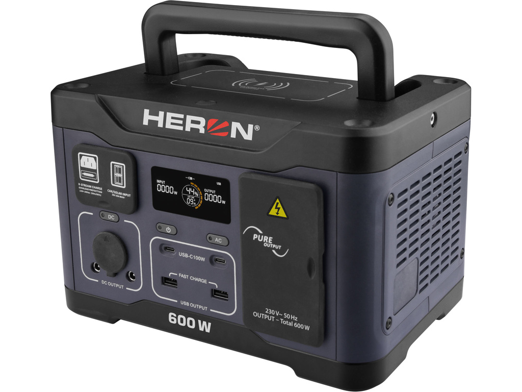Nabíjacia stanica na akumulátory 600W, 512Wh