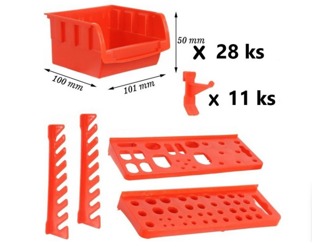 Závesný organizér 95x54,5 cm s príslušenstvom
