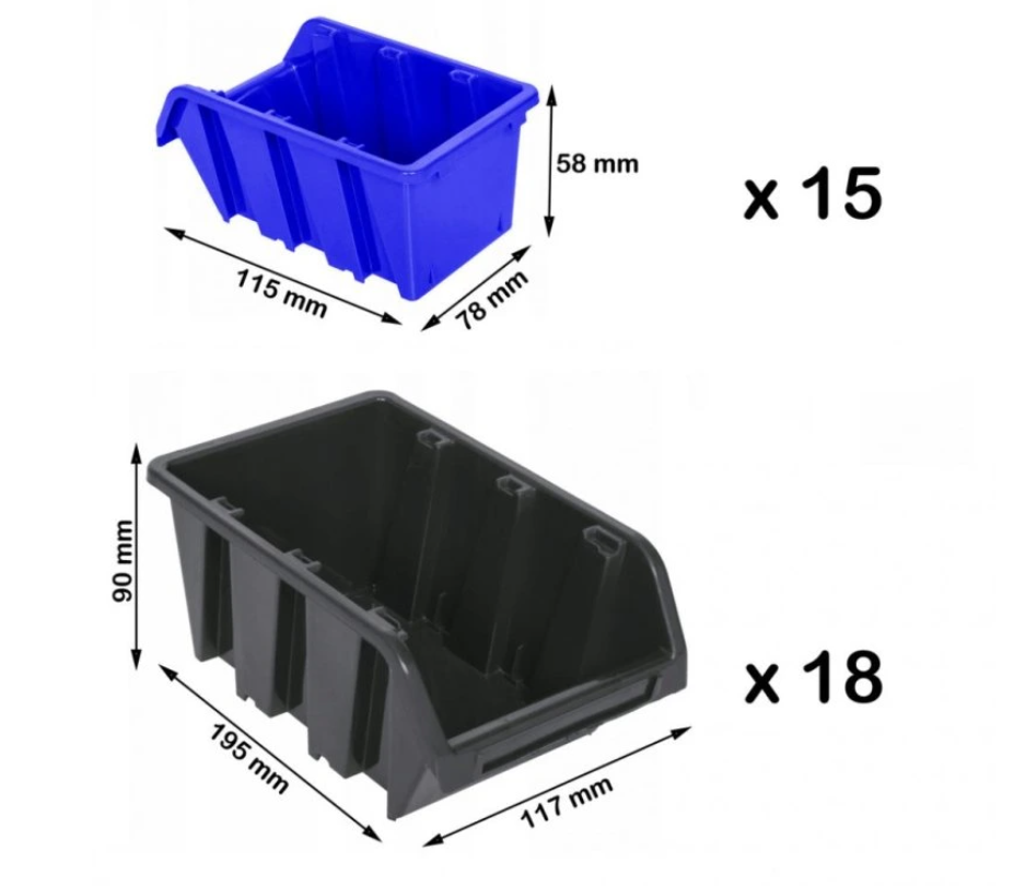 Závesný organizér 115 × 78 cm s príslušenstvom
