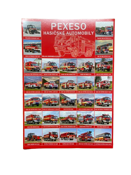Pexeso Hasičské automobily 2024