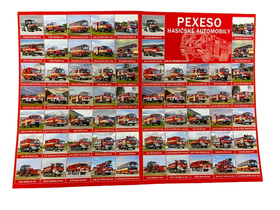 Pexeso Hasičské automobily 2024