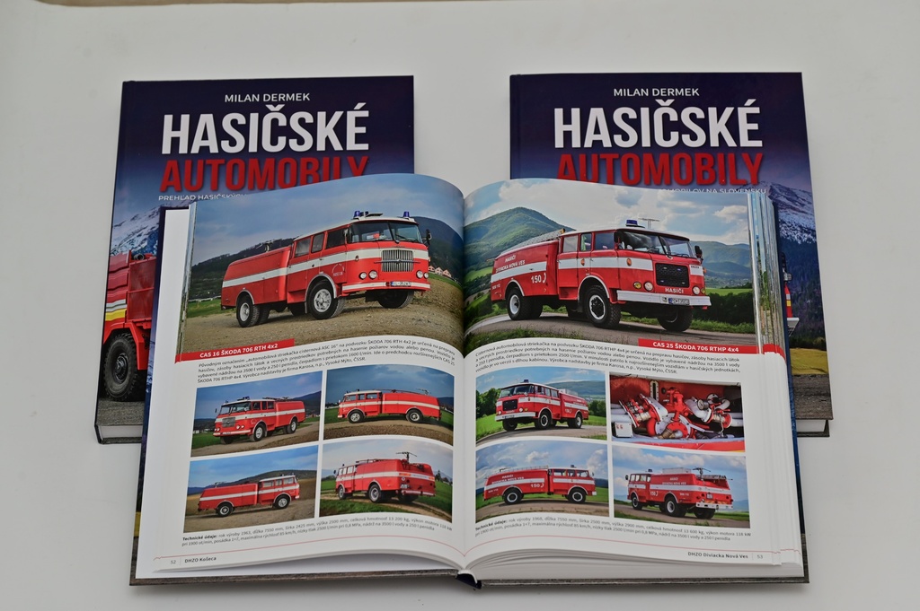 Kniha Hasičské automobily 2026