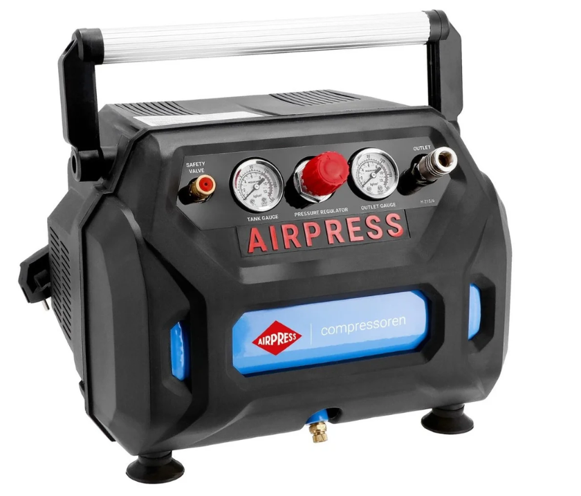 Malý bezolejový kompresor H 215-6 8 bar 1.5 HP/1.1 kW 92 l/min 6 l BoomBox