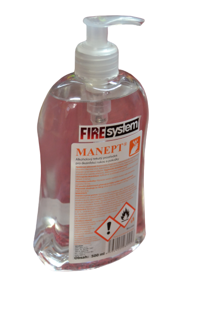 Manept dezinfekcia rúk s dávkovačom 500ML Manept dezinfekcia rúk s dávkovačom 500ML